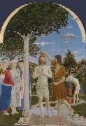 Piero della Francesca The Baptism of Christ (mk08) oil